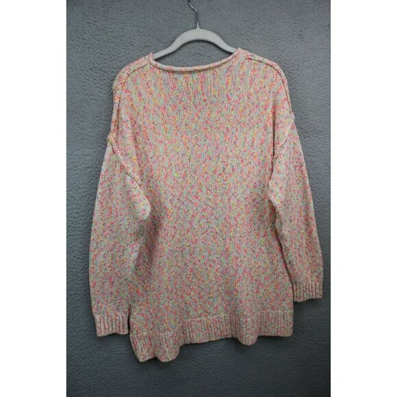 Torrid Flamingo Marled Knit Rainbow Sweater-Size 0-Soft - Picture 8 of 10